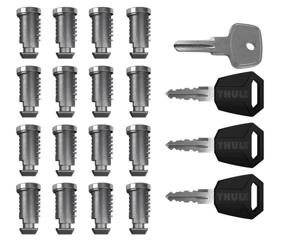 Set of locks (16pcs) Thule One-Key System 4516 670:500 - Фото