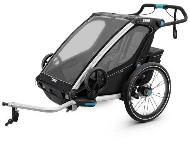 Дитяча коляска Thule Chariot Sport Double (Black) 10201012 670:500 - Фото