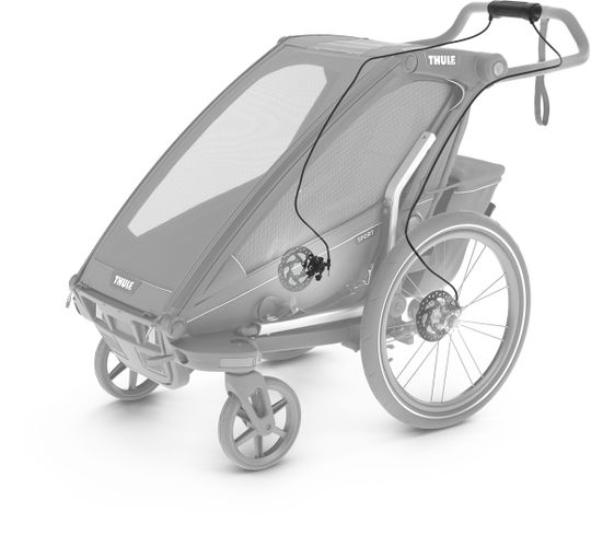 Детская коляска Thule Chariot Sport Single (Midnight Black) 670:500 - Фото 13