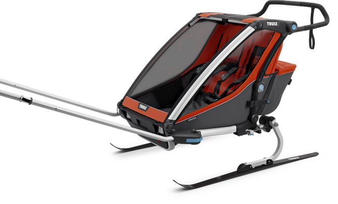 Дитяча коляска Thule Chariot Cross Double (Roarange-Dark Shadow) 10202004 670:500 - Фото 7