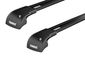 Flush rails roof rack Thule Wingbar Edge Black for Ford Fiesta (mkVII)(Active) 2018→
