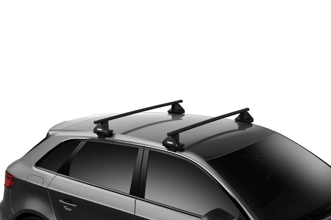 Багажник на гладкую крышу Thule Squarebar Evo для Hyundai ix20 (mkI); Kia Venga (mkI) 2009-2019 670:500 - Фото 2