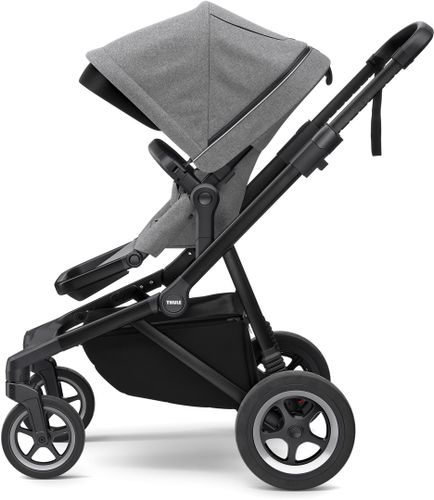Stroller with bassinet Thule Sleek (Black/Grey Melange) 670:500 - Фото 3