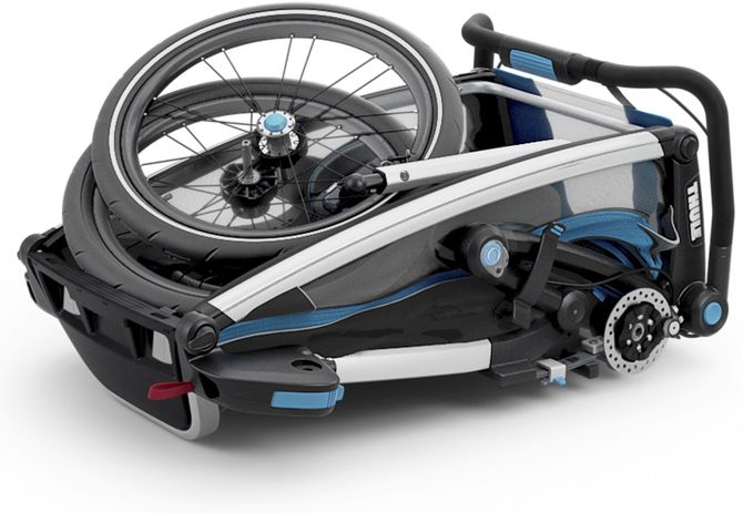 Дитяча коляска Thule Chariot Sport Single (Blue-Black) 670:500 - Фото 5