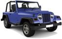TJ 3-doors SUV from 1997 to 2006 rain gutters