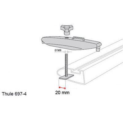 Thule T-Track Adapter 6974 670:500 - Фото 3