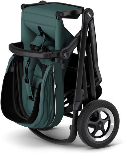 Дитяча коляска з люлькою Thule Sleek (Mallard Green on Black) 670:500 - Фото 5