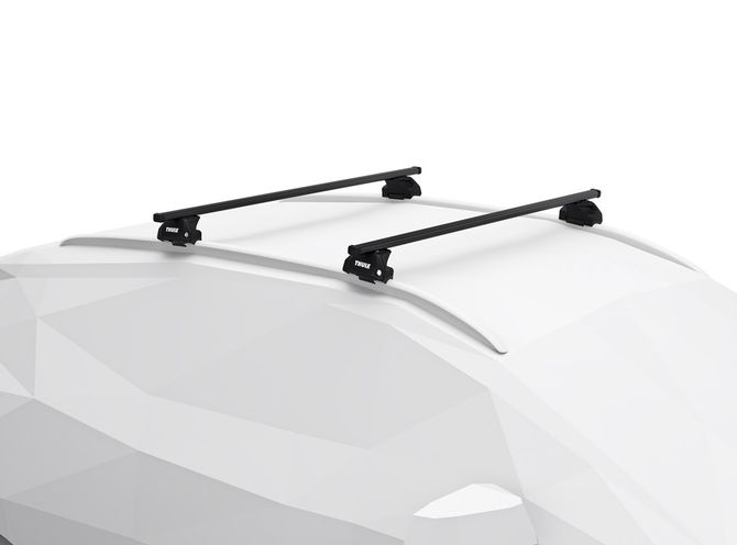 Flush rails roof rack Thule Squarebar Evo for BMW X2/X4/X5/X6 (F15; F39; F95; F96; G02; G05; G06) 2014→ 670:500 - Фото 2