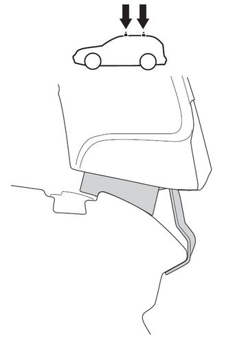Fit Kit Thule 1761 for Subaru Legacy (mkVI)(sedan) 2014-2019 670:500 - Фото 2