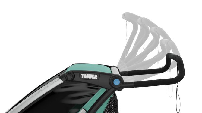 Дитяча коляска Thule Chariot Lite Double (Blue Grass-Black) 10203007 670:500 - Фото 11