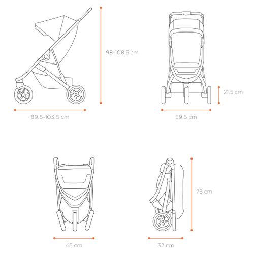 Коляска Thule Spring Stroller (Aluminium) 670:500 - Фото 7