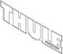 Наклейка Thule чорна 14713 (Touring, Dynamic, Excellence)