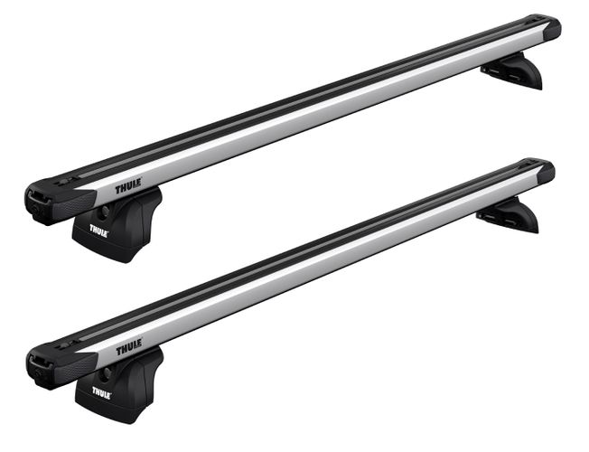 Flush rails roof rack Thule Slidebar for Opel Astra (mkIII)(H)(wagon) 2007-2014 / Zafira (mkII)(B) 2007-2014 670:500 - Фото 2