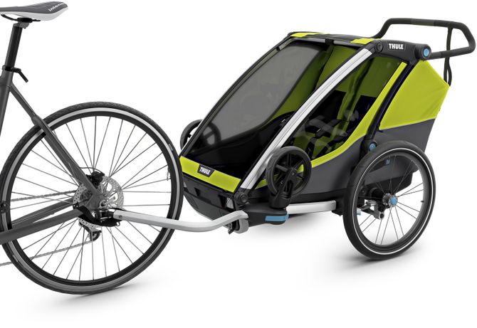 Bike trailer Thule Chariot Cab 2 (Chartreuse) 670:500 - Фото 2