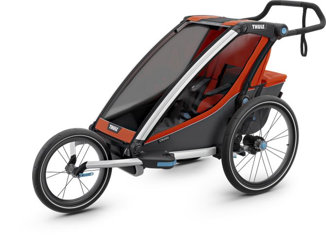Bike trailer Thule Chariot Cross Single (Roarange-Dark Shadow) 10202002 670:500 - Фото 6