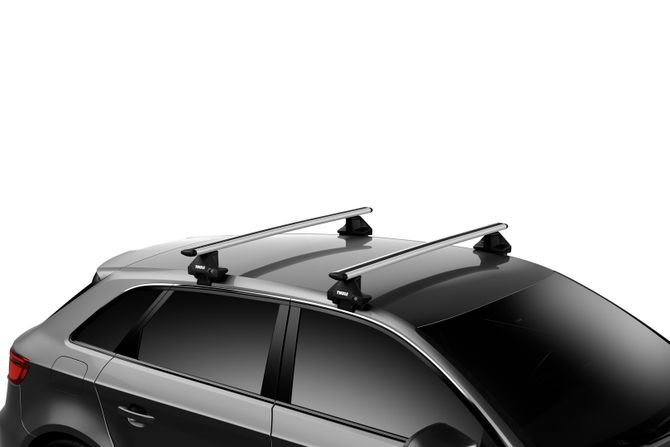 Naked roof rack Thule Wingbar Evo for Ford Focus (mkIII)(hatchback) 2011-2018 (USA) 670:500 - Фото 2