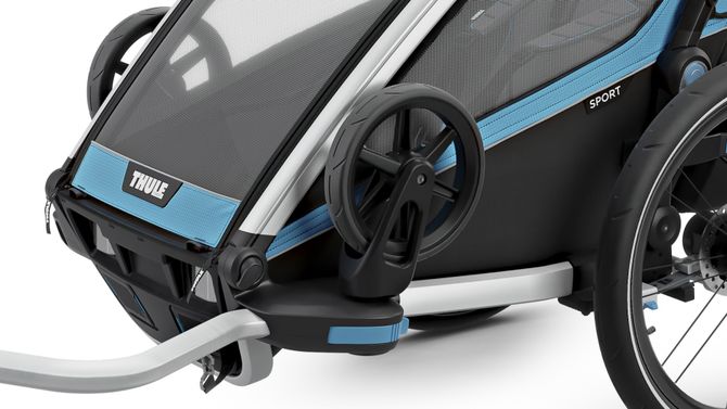 Дитяча коляска Thule Chariot Sport Single (Blue-Black) 670:500 - Фото 6