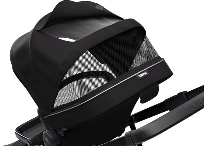 Stroller with bassinet Thule Sleek (Midnight Black on Black) 670:500 - Фото 5