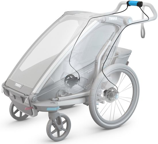 Дитяча коляска Thule Chariot Sport Single (Black) 670:500 - Фото 14