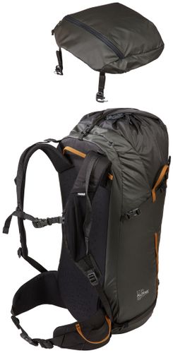 Hiking backpack Thule Stir Alpine 40L (Obsidian) 670:500 - Фото 7