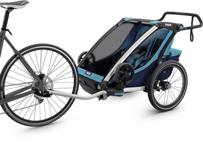 Детская коляска Thule Chariot Cross Double (Blue-Poseidon) 10202003 670:500 - Фото 2