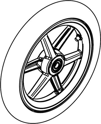 Front wheel 40107008 (Urban Glide 2) 670:500 - Фото