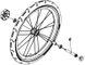 Wheel asssembly left 40192432 (Chariot Cross 1)