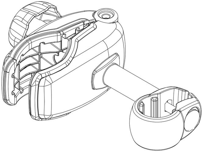 Arm for 2-nd bike 51215 (EuroRide 940, 941, 943) 670:500 - Фото