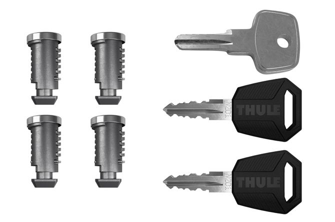 К-т ключів з лічинками (4 шт) Thule One-Key System 4504 670:500 - Фото
