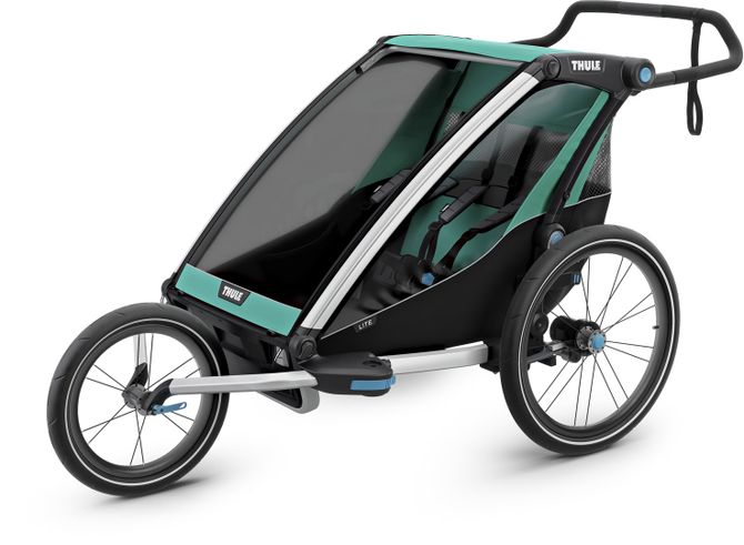 Дитяча коляска Thule Chariot Lite Double (Blue Grass-Black) 10203007 670:500 - Фото 7