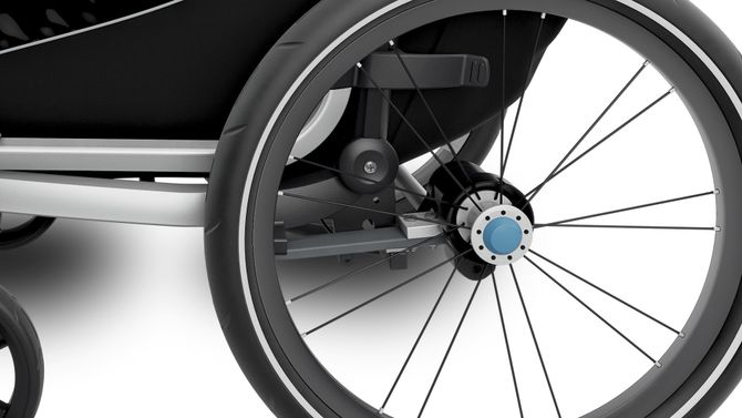 Дитяча коляска Thule Chariot Lite Double (Blue Grass-Black) 10203007 670:500 - Фото 10