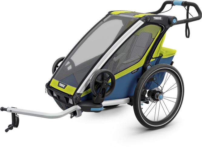 Детская коляска Thule Chariot Sport 1 (Chartreuse-Mykonos) 670:500 - Фото