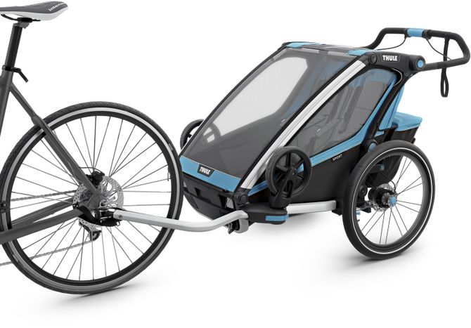 Детская коляска Thule Chariot Sport 2 (Blue-Black) 670:500 - Фото 2