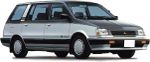  5-doors MPV from 1983 to 1991 rain gutters