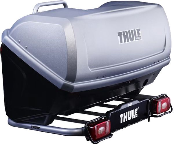 Towbar platform with box Thule EasyBase 949 + Thule BackUp 900 670:500 - Фото