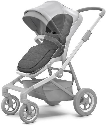 Теплий конверт-накидка Thule Footmuff City (Grey Melange) 11000303 670:500 - Фото 2