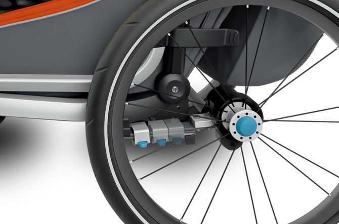 Bike trailer Thule Chariot Cross Single (Roarange-Dark Shadow) 10202002 670:500 - Фото 8