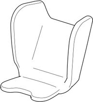 Infant inlay 55367 (Mid Blue)(Thule Maple)