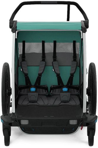 Дитяча коляска Thule Chariot Lite 2 (Blue Grass-Black) 670:500 - Фото 4