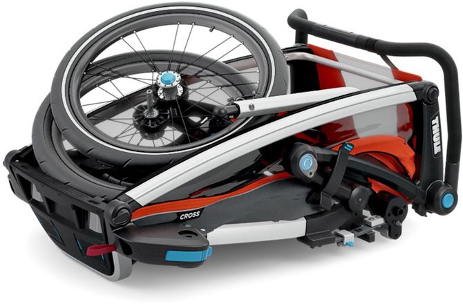 Bike trailer Thule Chariot Cross Single (Roarange-Dark Shadow) 10202012 670:500 - Фото 5