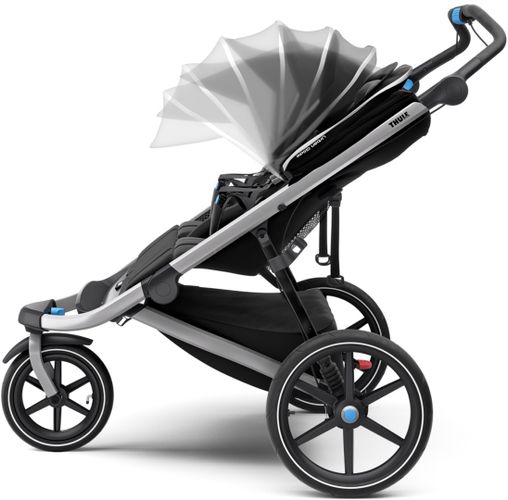 Baby stroller with bassinet Thule Urban Glide Double 2 (Jet Black) 670:500 - Фото 8