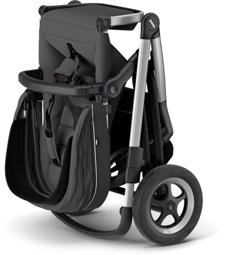 Детская коляска с люлькой Thule Sleek (Shadow Grey) 670:500 - Фото 4