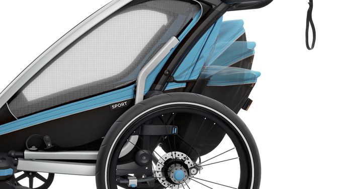 Дитяча коляска Thule Chariot Sport Single (Blue-Black) 670:500 - Фото 9