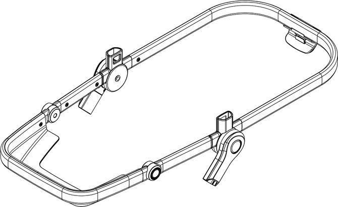 Main seat frame (Black) 54203 (Sleek) 670:500 - Фото