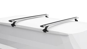 Rain gutters roof rack (15cm) Thule Wingbar Evo (1.18 m)