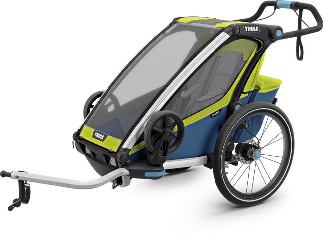 Дитяча коляска Thule Chariot Sport Single (Chartreuse-Mykonos) 670:500 - Фото