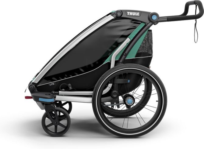 Дитяча коляска Thule Chariot Lite 1 (Blue Grass-Black) 670:500 - Фото 4