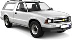 S-10 3-doors SUV from 1983 to 1994 raised rails