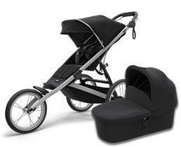 Дитяча коляска з люлькою Thule Glide 2 (Jet Black)