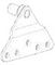 Torsion bar mount (base) 55310